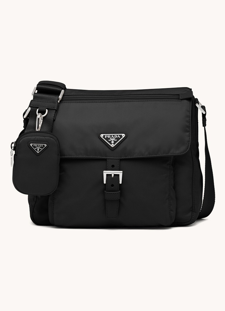 Prada  Re-Nylon schoudertas met verstelbare schouderriem