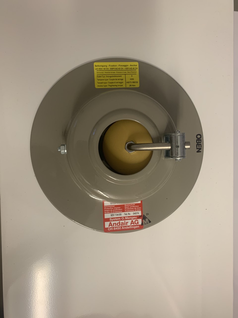 BSSD Defence BSSD Defence Explosionsschutzventil für BS75/150