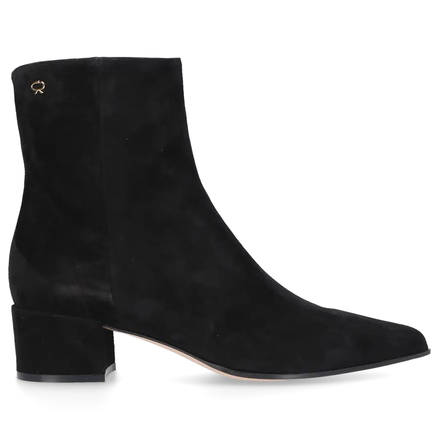 Gianvito Rossi - Klassische Stiefeletten LYELL 45 Veloursleder - schwarz