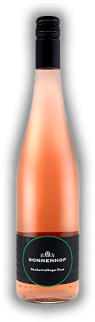 Sonnenhof, Muskattrollinger Rosé, Gutsabfüllung, Qualitätswein, 2022, Württemberg  Sonnenhof, Muskattrollinger Rosé, Gutsabfüllung, Qualitätswein, 2022, Württemberg   Jahrgang 2022 - 0,75	 Liter - Vol 10,5%