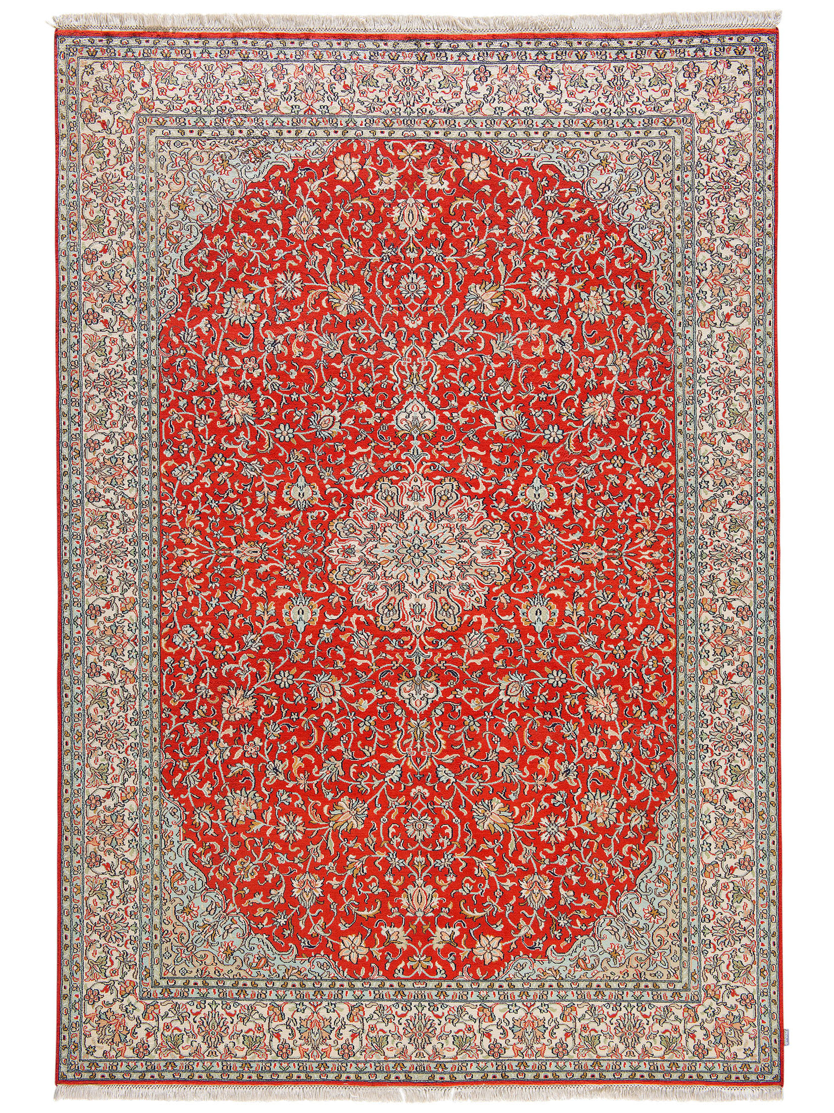 Kaschmir Seide 18/18 ca. 174 x 252 cm, Unikat / Einzelstück