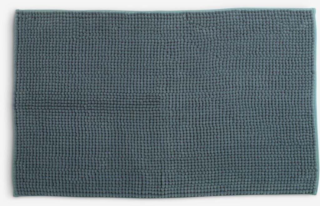 Tapete de banheiro FAGERSTA plus FAGERSTA 50x80cm azul empoeirado