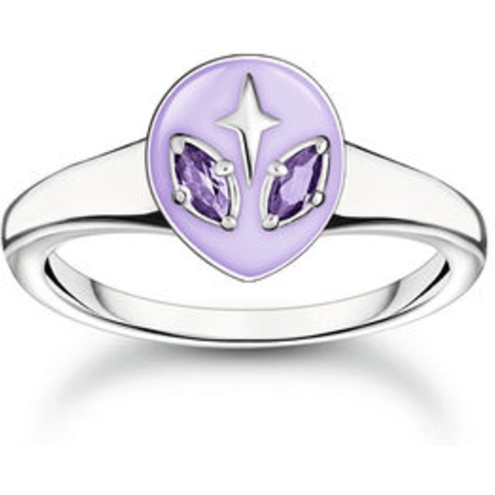 Thomas Sabo Bague pour femme Argent, Émail argent Bague