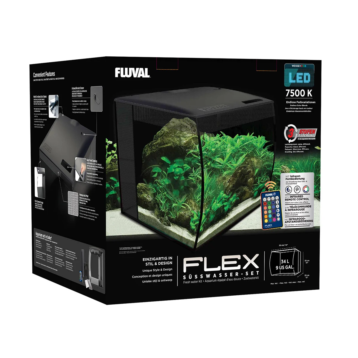Fluval Aquarium Flex Set 34 L günstig kaufen