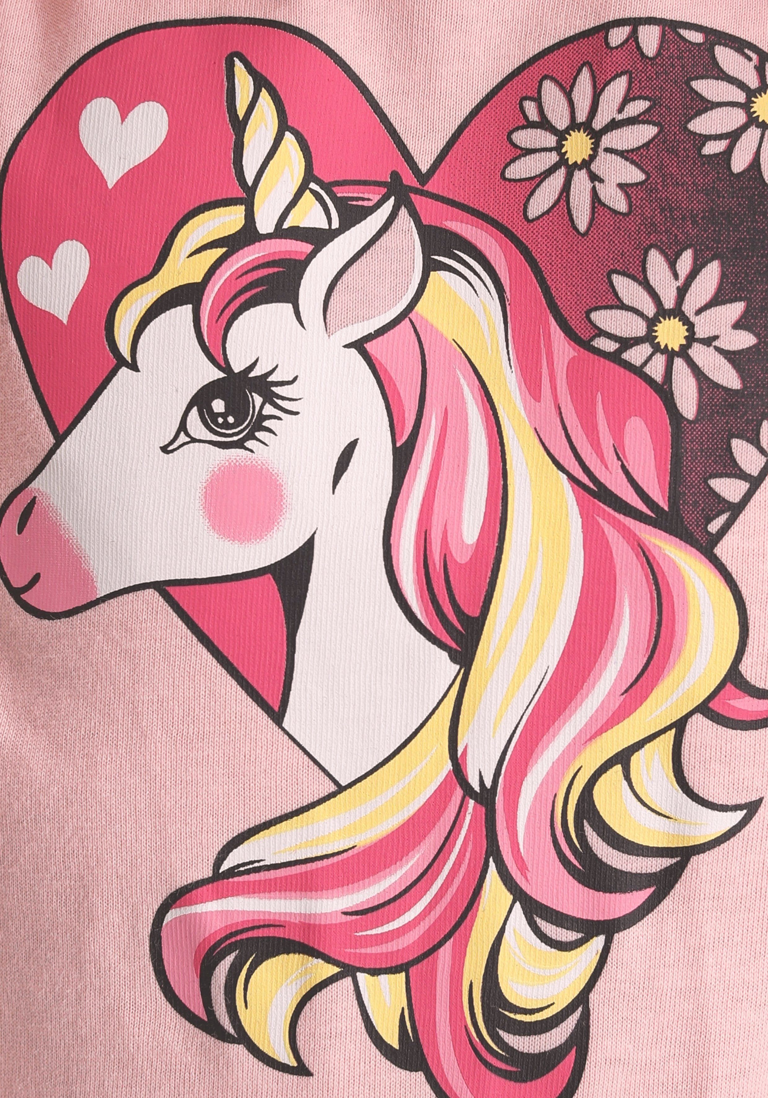 KIDSWORLD Longshirt & Leggings Einhorn (Set, 2-tlg) süßes Outfit
