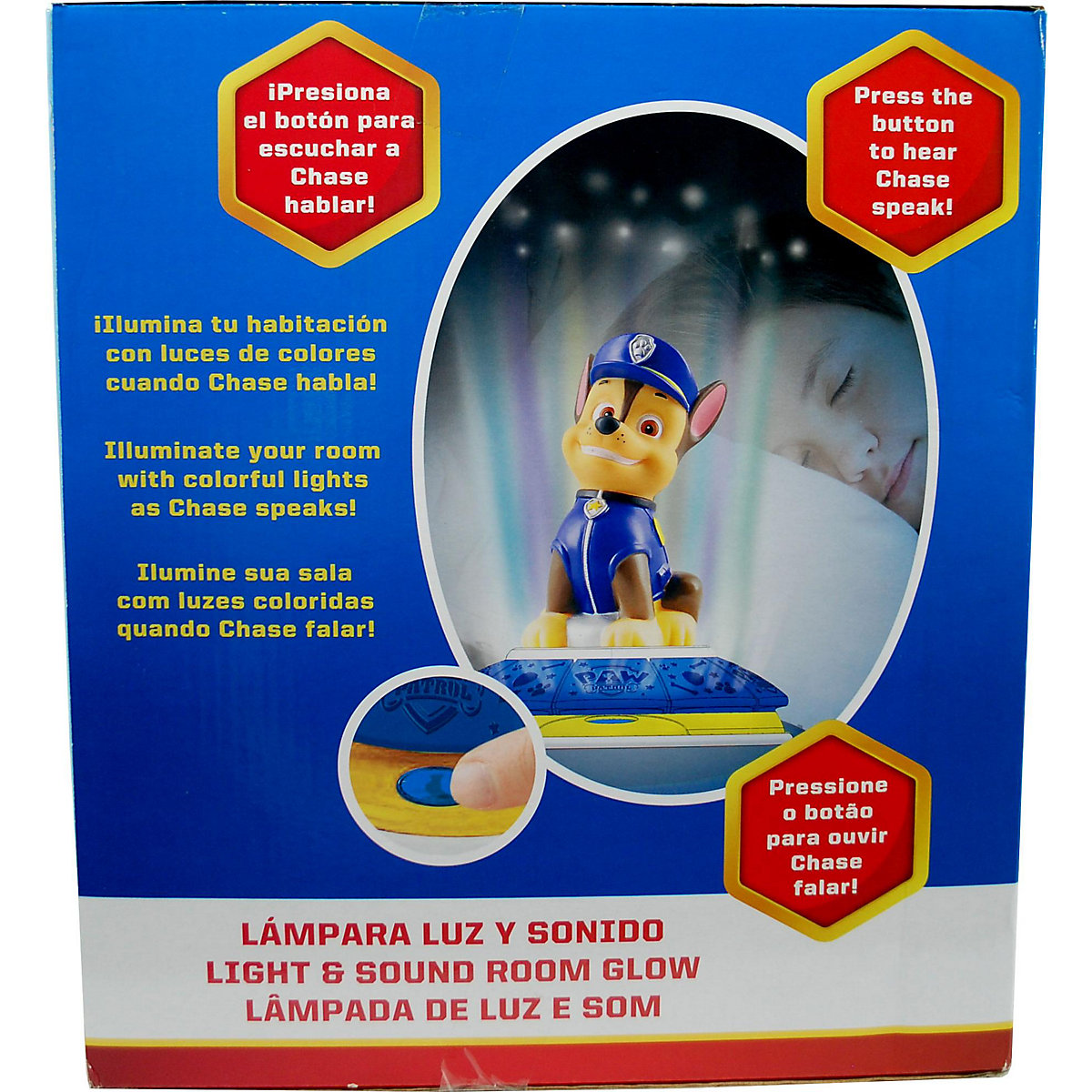 3D Nachtlicht mit Musik PAW Patrol Chase