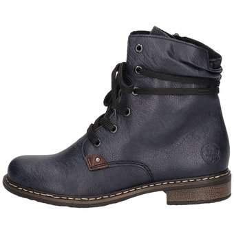 Rieker Schnürstiefelette in blau