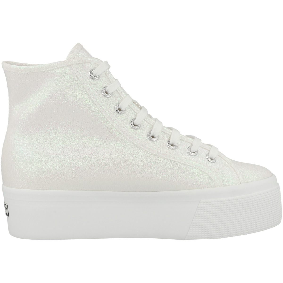 Superga 2708 Hi Top Lame Sneaker mid beige