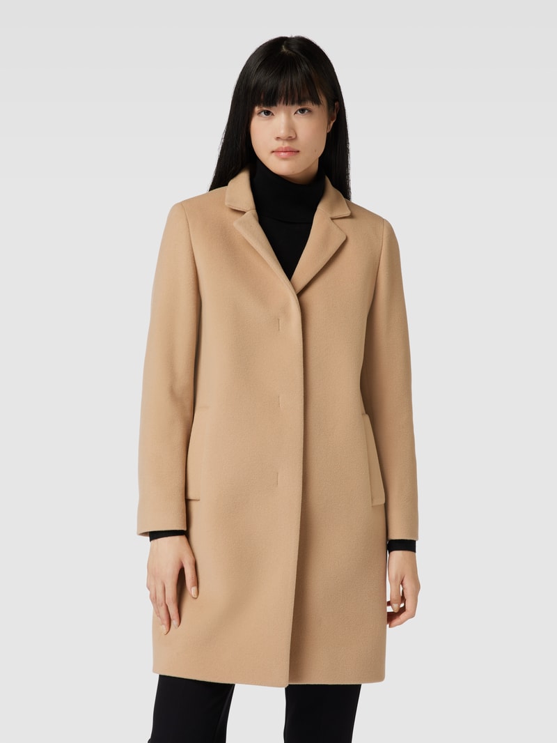 Mantel mit in camel