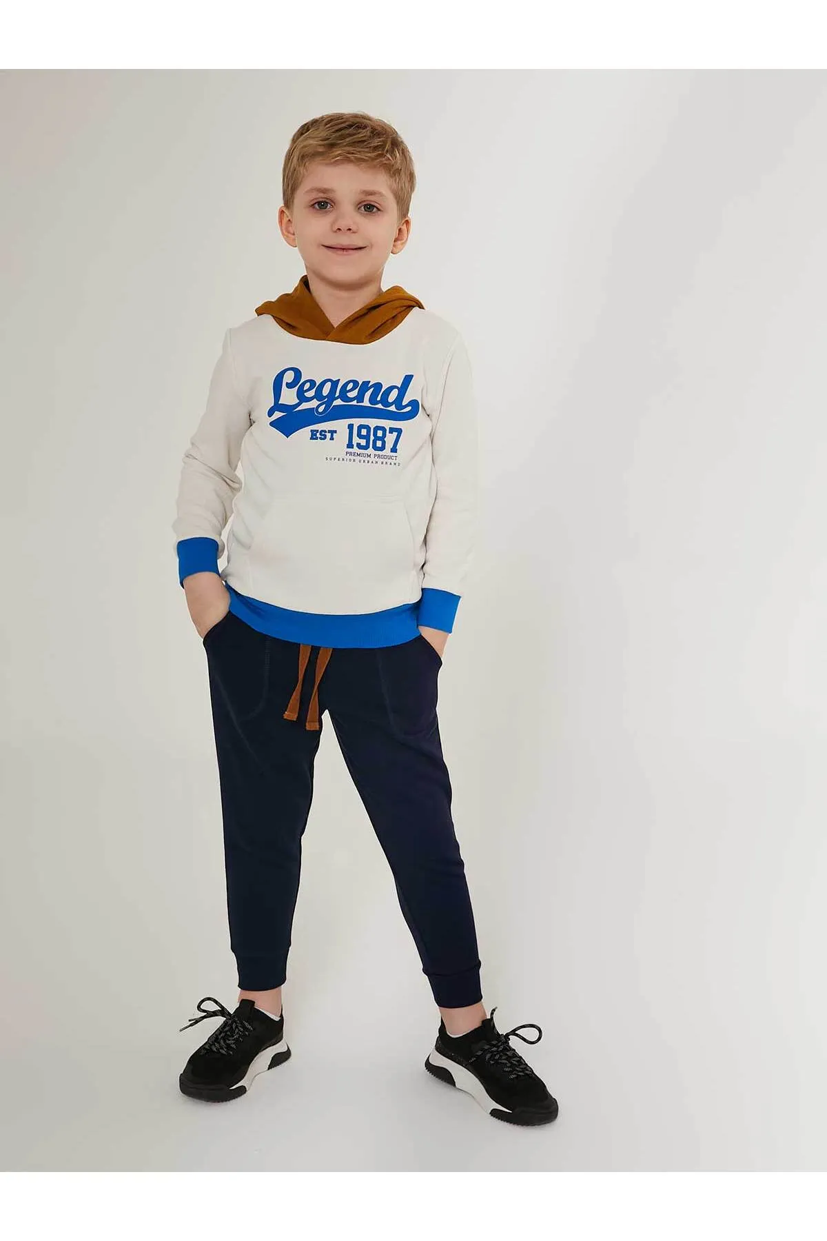 ROLY POLY  Trainingsanzug-Set für Jungen im Alter von 2–7 Jahren – Stein