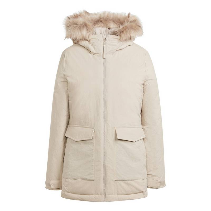 adidas Hooded Fur Parka Softshelljacke Damen