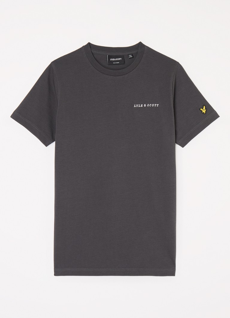 Tricou Lyle & Scott cu logo brodat