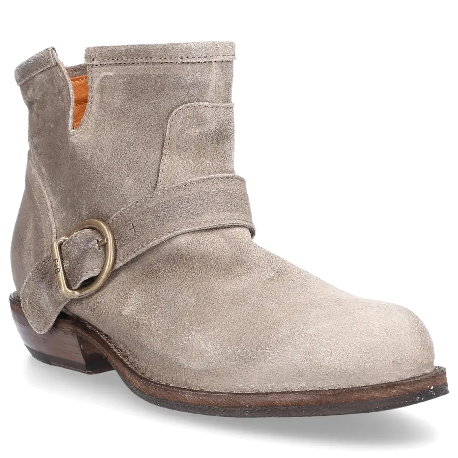 Fiorentini + Baker - Stiefeletten Beige CARNABY CHUD Veloursleder Logo taupe - beige