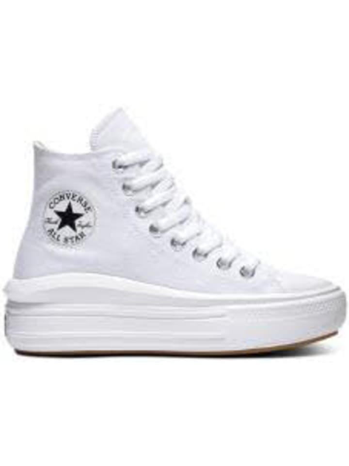 Converse Damen- Schnürschuhe ALL STAR MOVE PLATFORM in Rot günstig kaufen