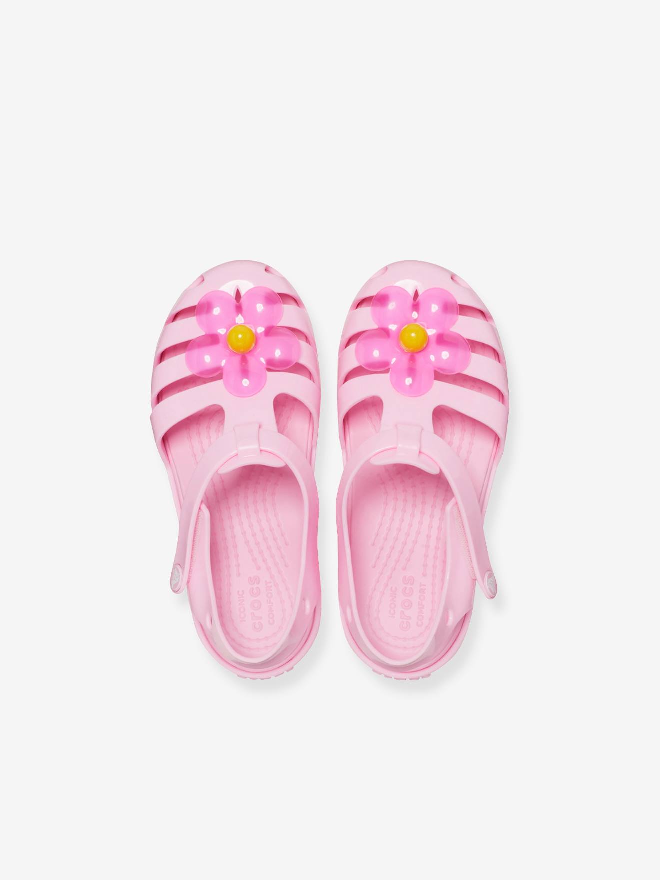 Crocs Baby Clogs 208445 Isabella Charm Fisherman Sandal CROCS - rosa