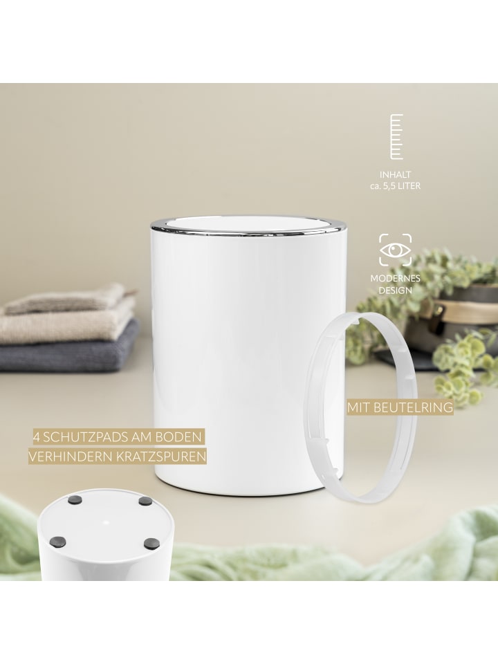 bremermann Kosmetikeimer SAVONA 5,5 Liter ca. Ø 19 x 24,5 cm Höhe günstig kaufen onesize
