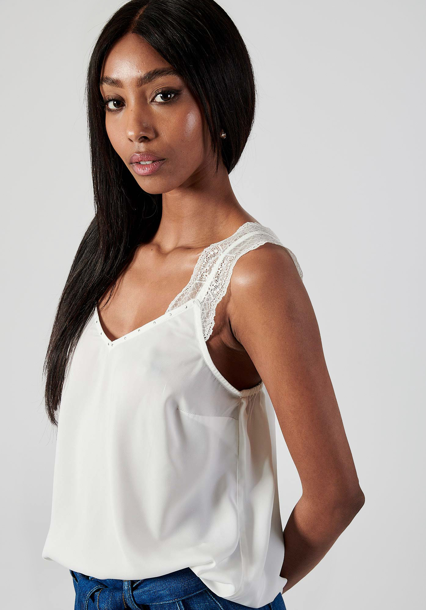 CAREN  Débardeur blanc femme
