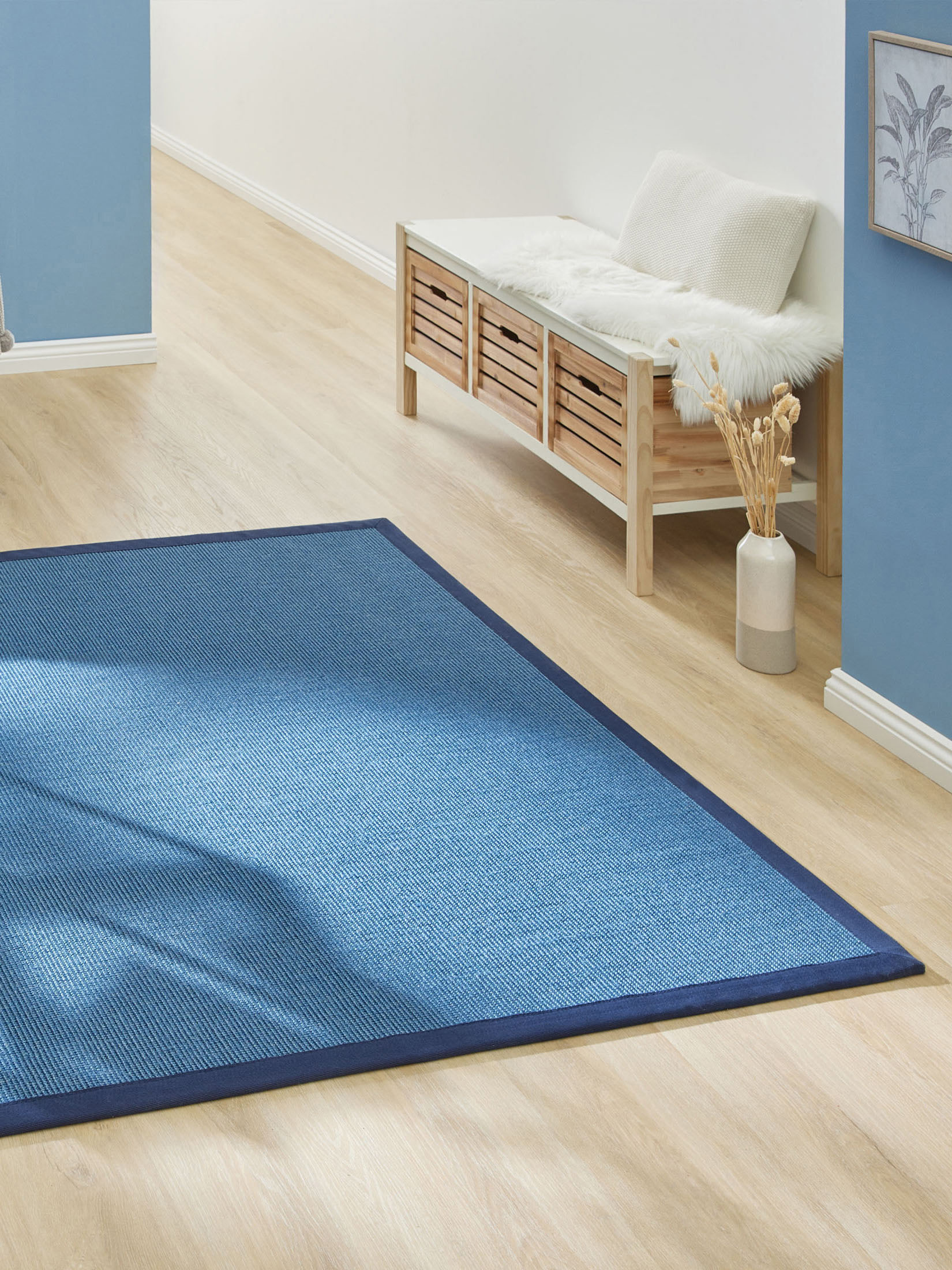 Aruba Life Sisal-Teppich, Marine