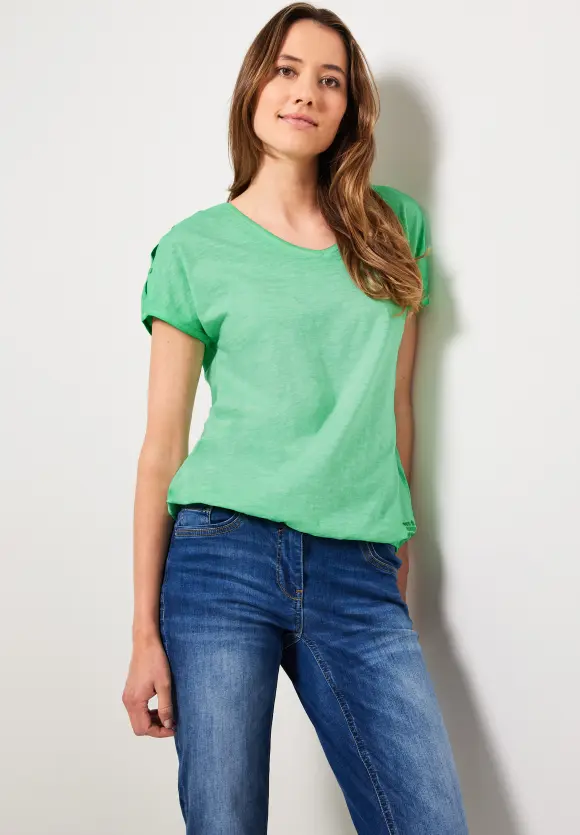 CECIL T-Shirt in gewaschener Optik