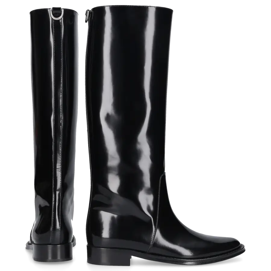 Saint Laurent - Stiefel Schwarz HUNT Kalbsleder - schwarz
