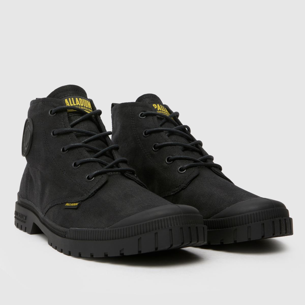 Palladium – Pampa SP20 – Svarta vaxade sneakers