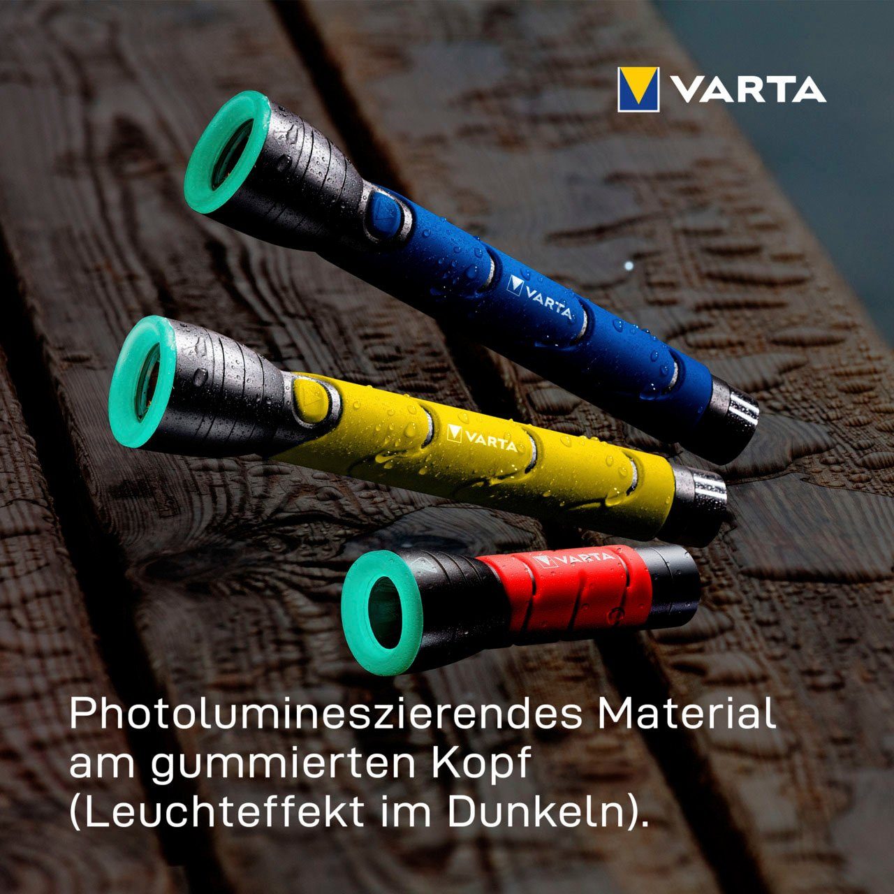 VARTA Taschenlampe Outdoor Sports F10 Taschenlampe inkl. 3x LONGLIFE Power AAA Batterien