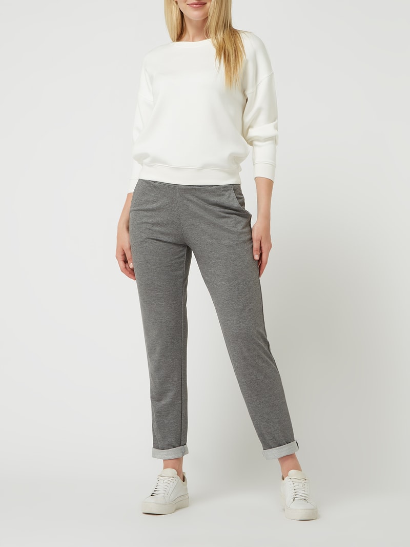 Lounge-Hose mit Modal-Anteil in mittelgrau