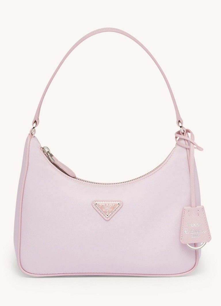 Sac bandoulière Prada Re-Edition 2005 en nylon avec détails en cuir