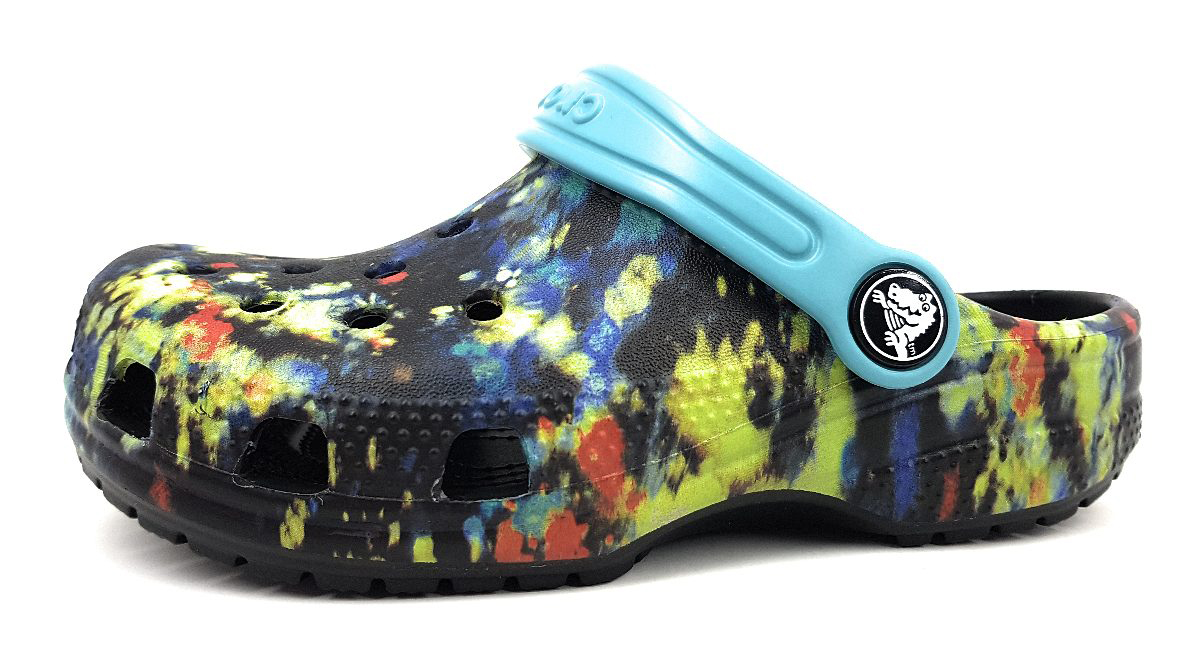 Crocs Tie Dy Clog K 206995 Mehrfarbig 4 SW Multi