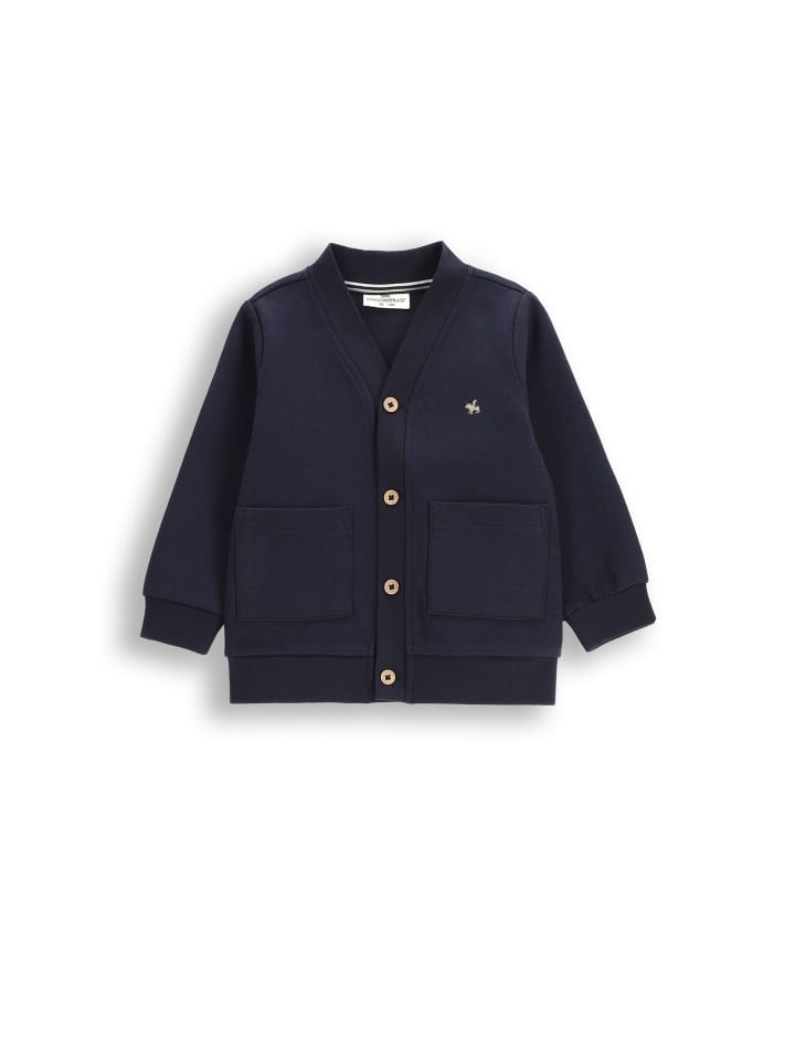 Coccodrillo Strickjacke mit Reißverschluss in dunkelblau günstig kaufen