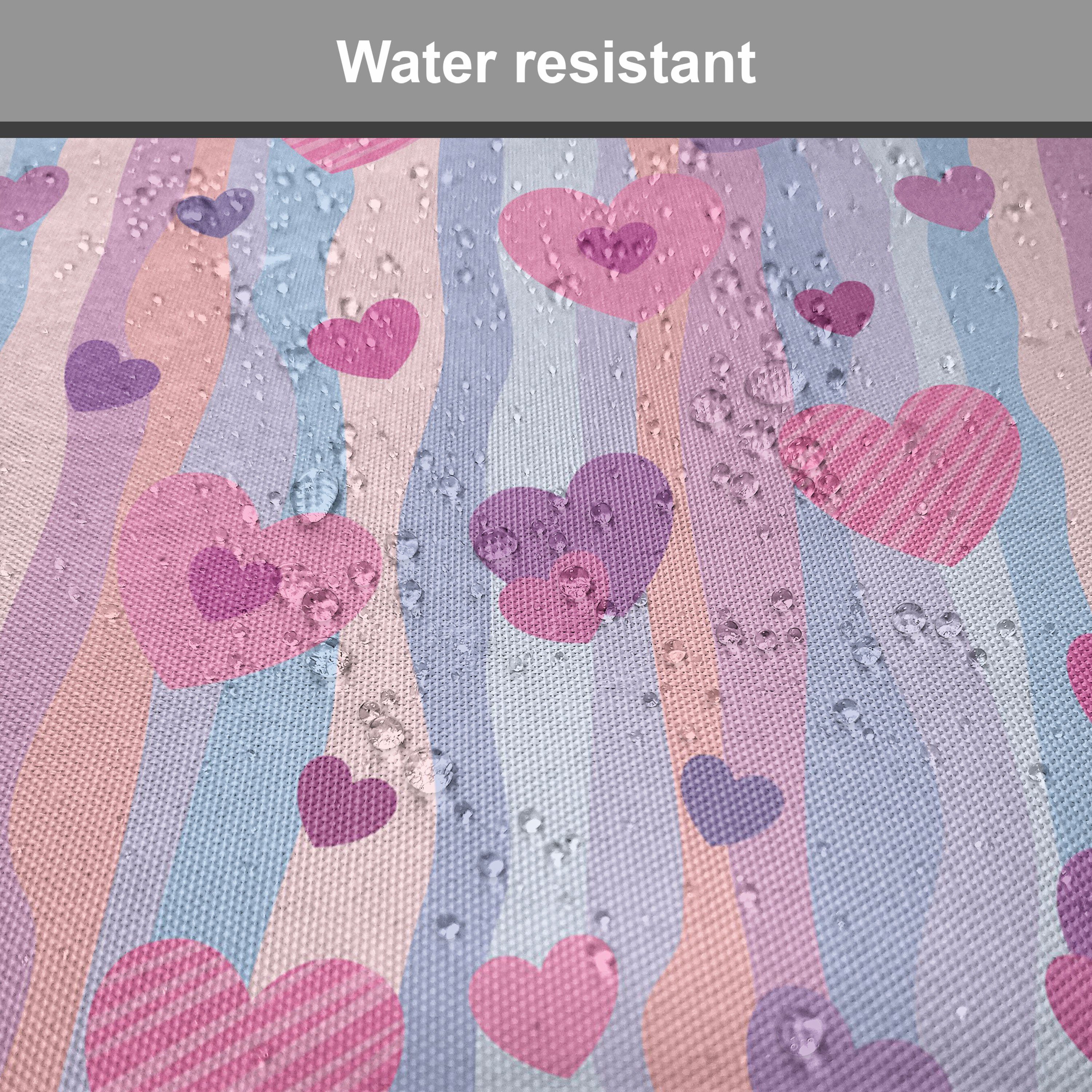Abakuhaus Stuhlkissen Dekoratives wasserfestes Kissen mit Riemen für Küchensitze, Bunt Inner-Streifen-Hochzeit