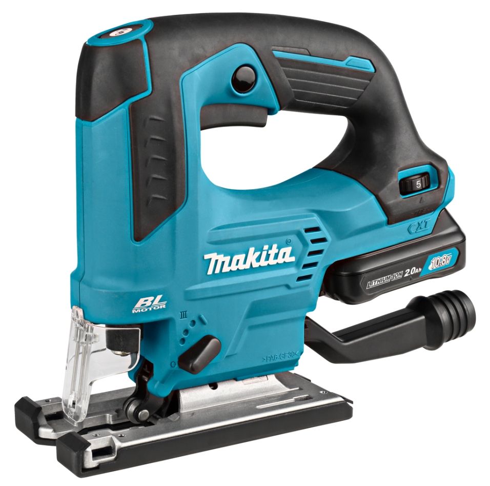 Makita JV103DSAJ szúrófűrész D-fogantyú 10,8 Volt 2,0 Ah Li-ion MBox-ban