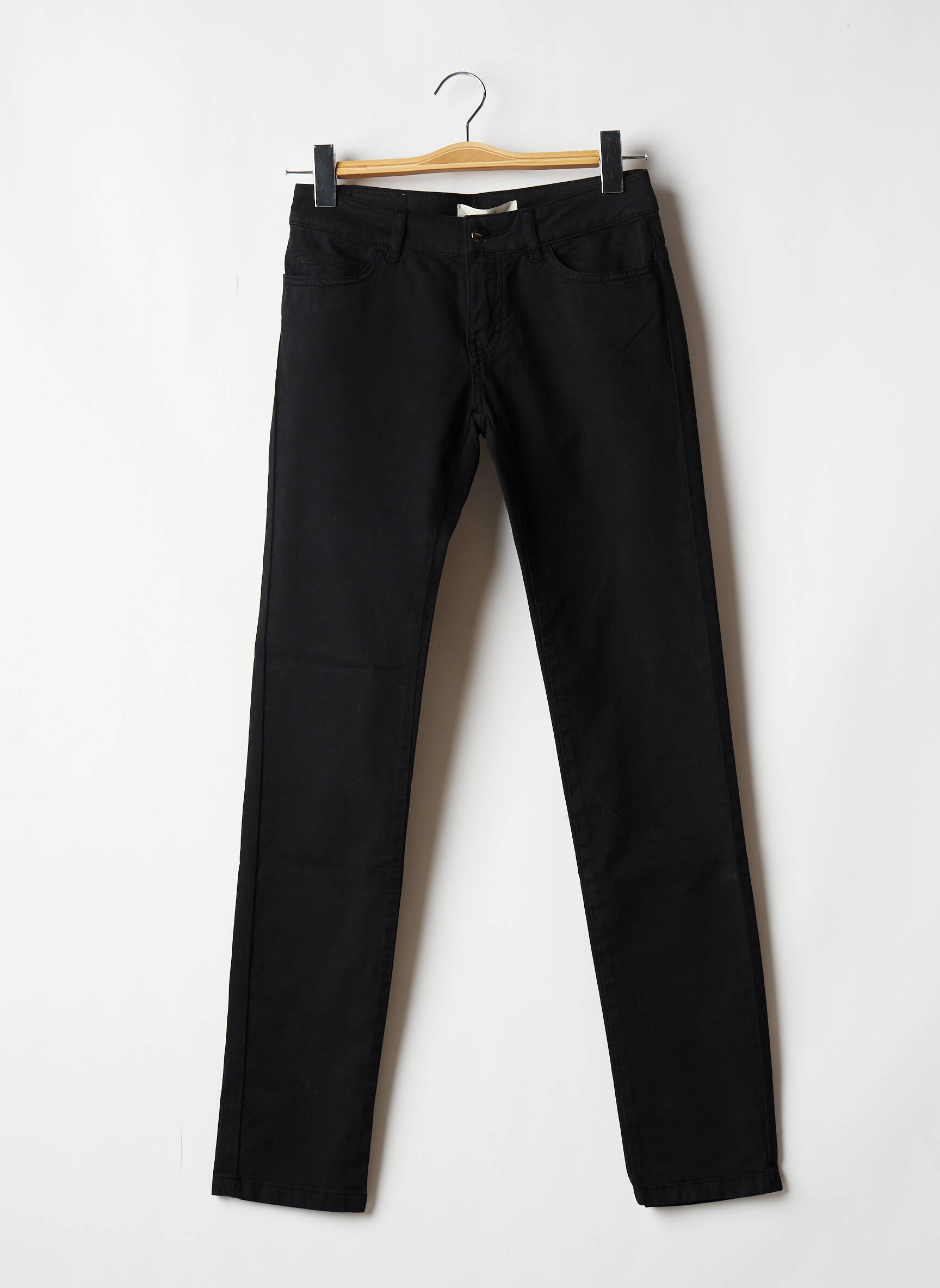 Athe Jeans Coupe Slim Femme couleur noir