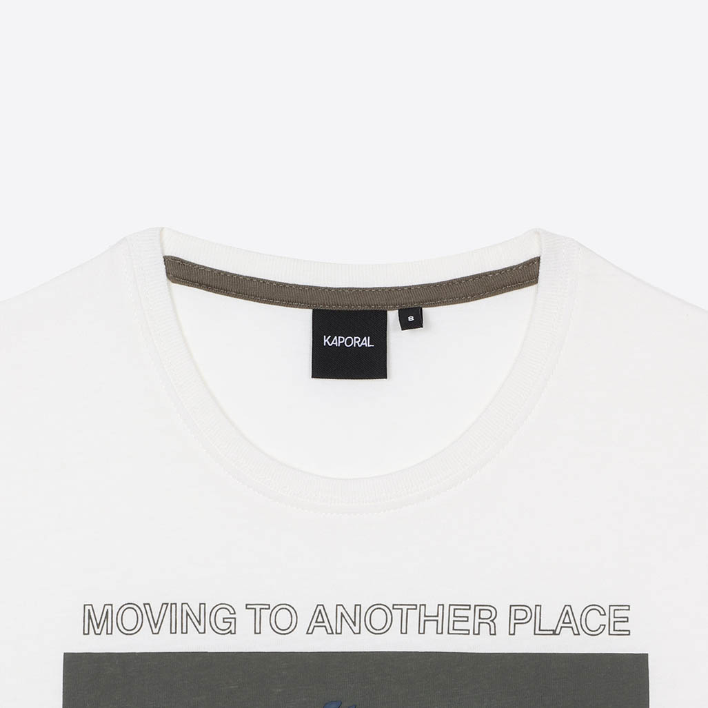PONGA  T-shirt blanc tigre Garçon en 100% coton