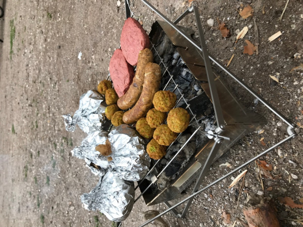 Wolf & Grizzly - Grill M1 Edition (mit Fire Set) - Trockenbrennstoffkocher