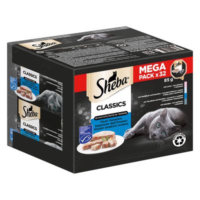 Multipack Sheba Varietäten Schälchen 64 x 85 g