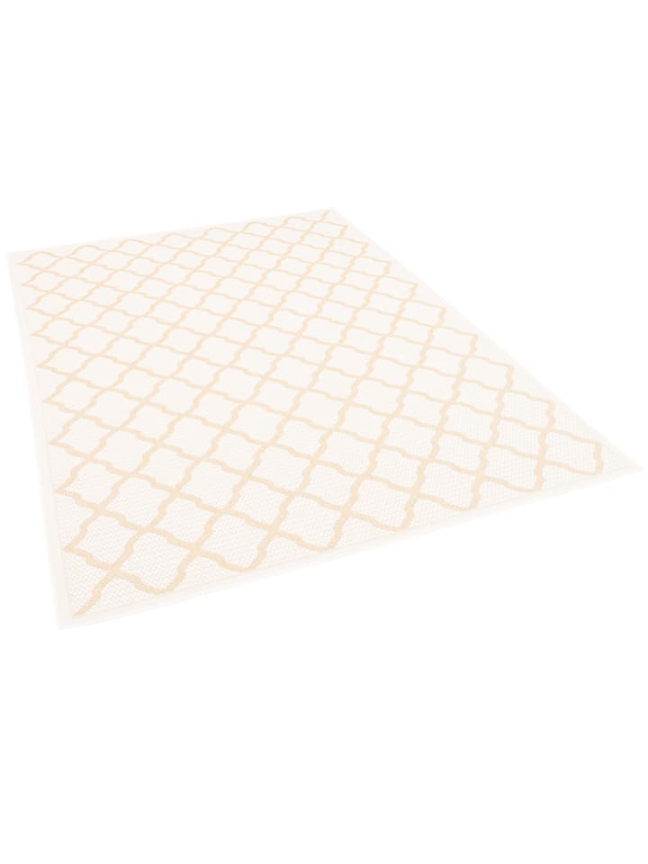 Pergamon In & Outdoor Teppich Flachgewebe Valencia Modern in Creme günstig kaufen
