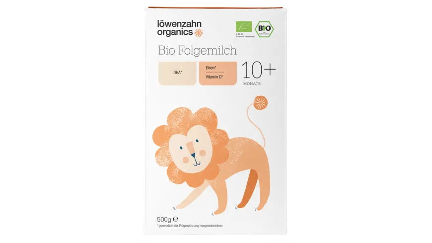 löwenzahn organics Bio Folgemilch 10+ 500 g