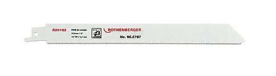 Rothenberger Accessories 865787 Διμεταλλική λεπίδα πριονιού HSS γενικής χρήσης, 200x20x0,9, 5 τεμάχια