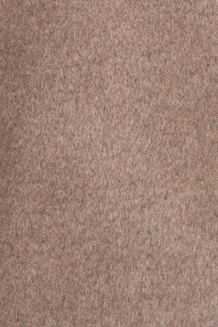 Recycelt: Mantel aus Wollmix mit Kaschmir
