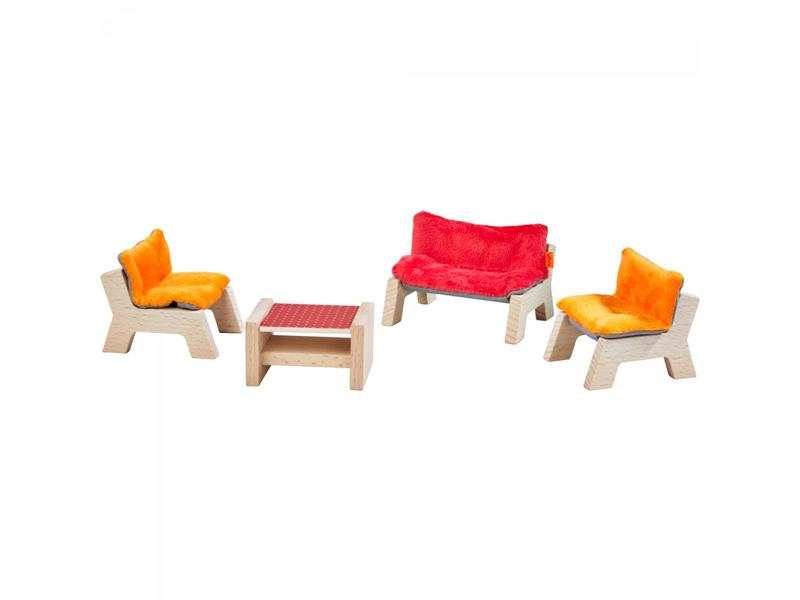 Meubles pour maison de poupée Salon, Little Friends