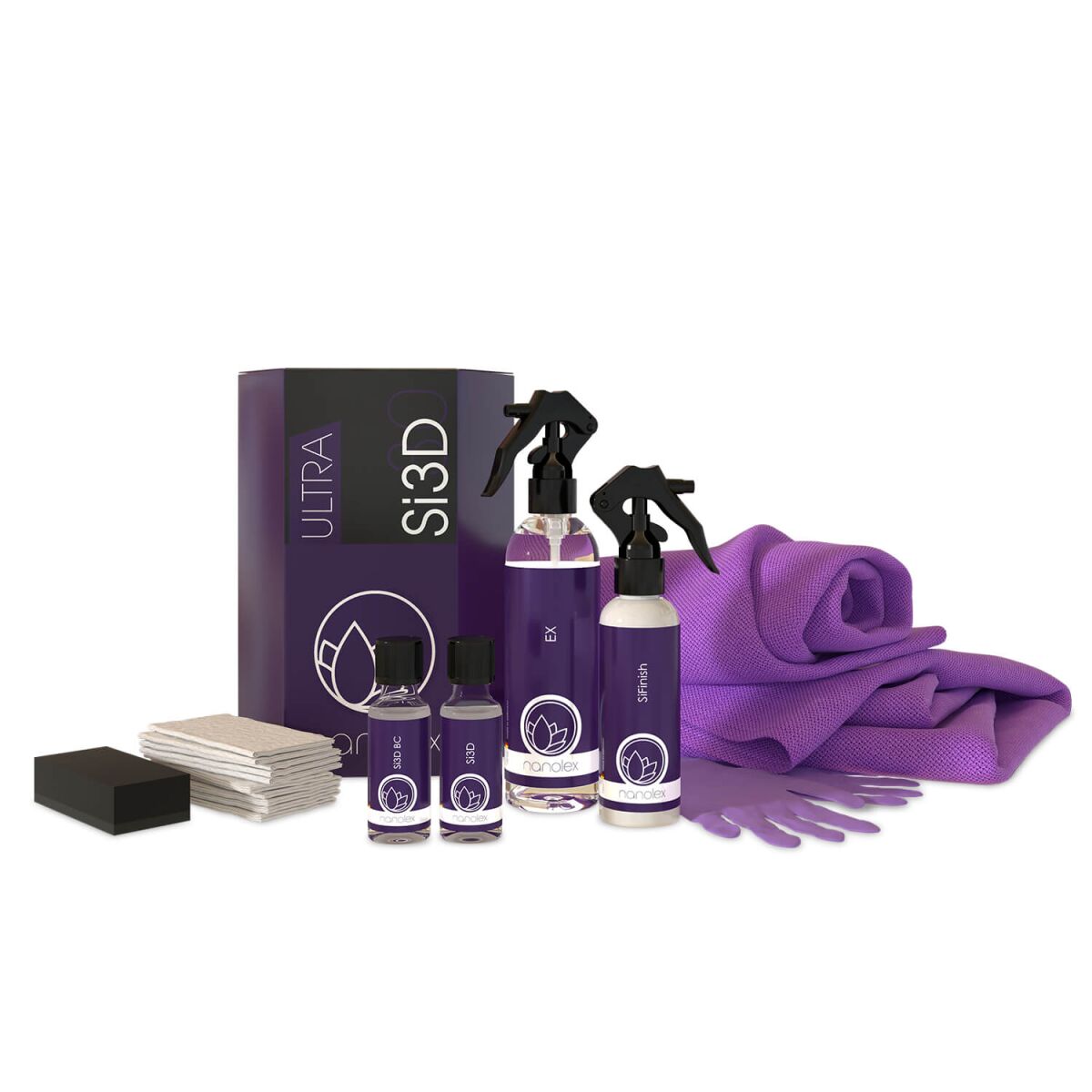 Nanolex Si3D Ultra SET Keramikversiegelungsset 30ml