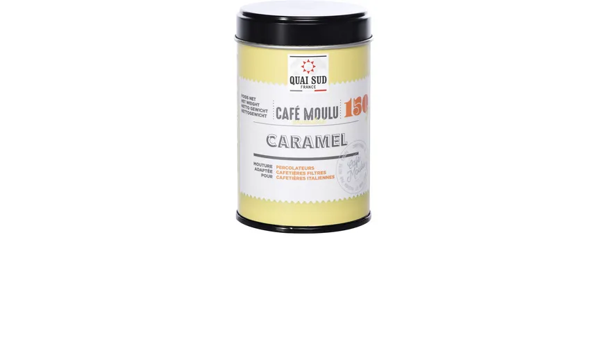 Quai Sud Aromatisierter Kaffee Karamell in Dose 150 g
