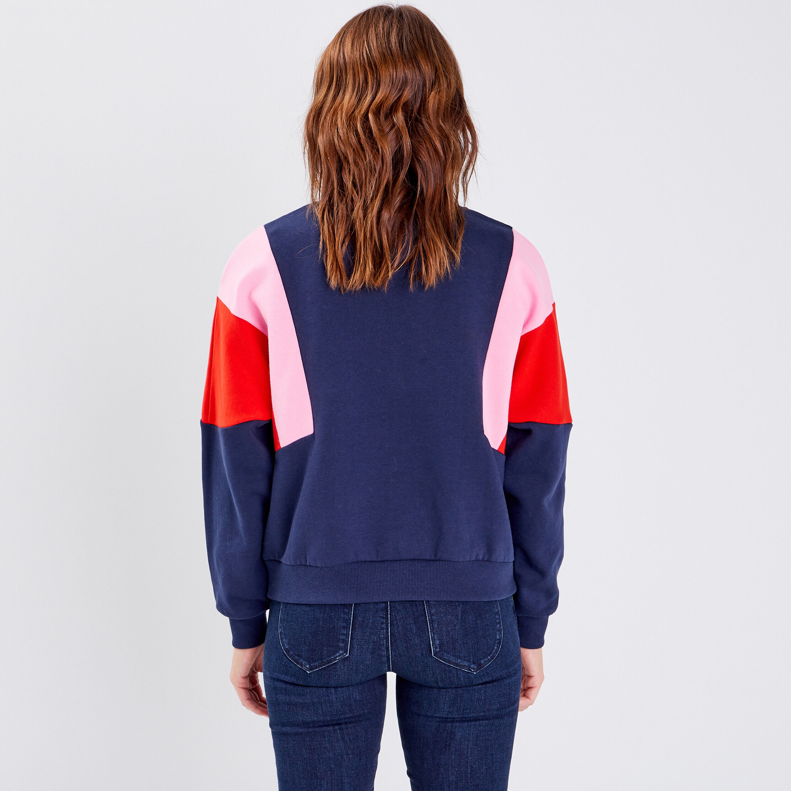 Sweat manches longues bleu marine femme | Cache Cache