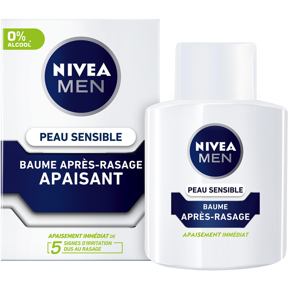 nivea SENSITIVE - Soin visage confort hydratation Aloe Vera Soin après-rasage homme