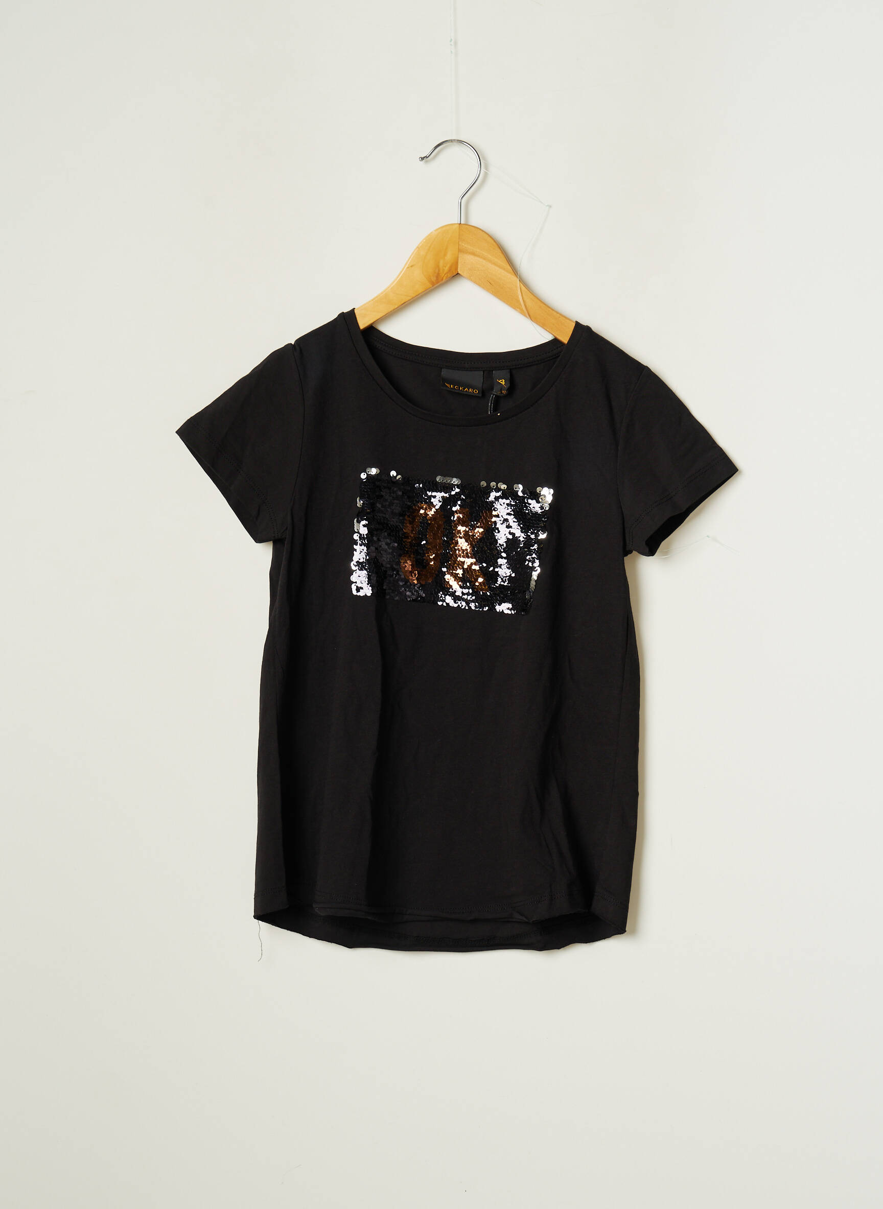 Beckaro Tshirts Fille couleur noir