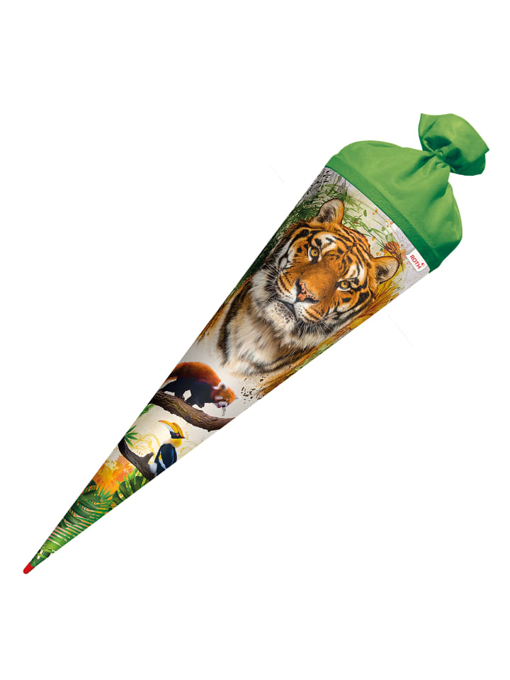 ROTH Schultüte groß Tiger 70 cm in Orange günstig kaufen onesize