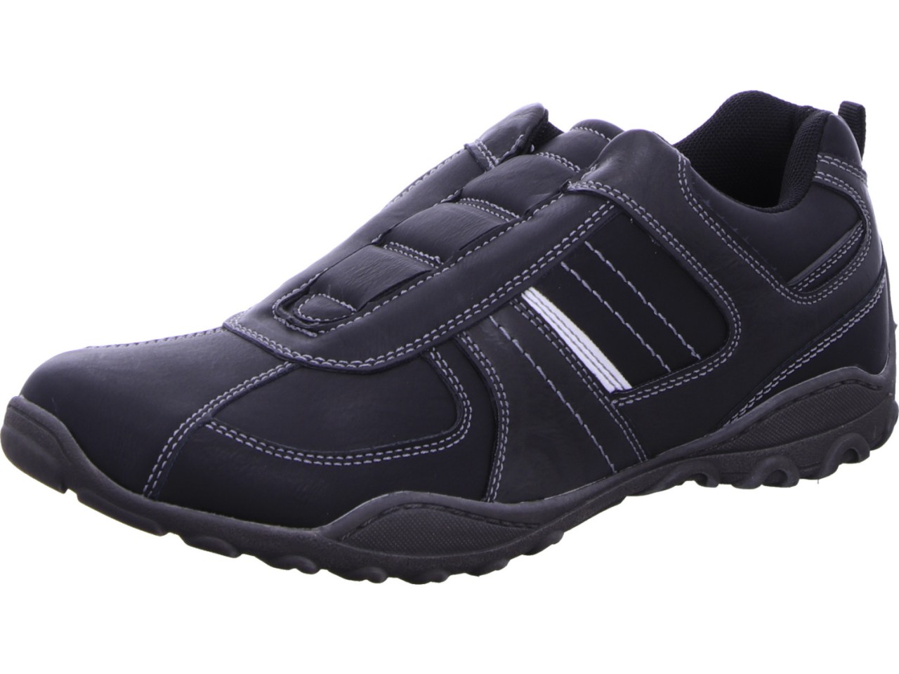 DIVERSE Komfort Slipper schwarz