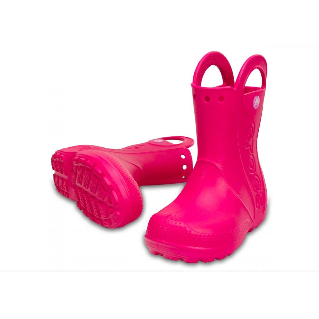 Crocs Handle It Rain Boot  Candy Pink Gummistiefel