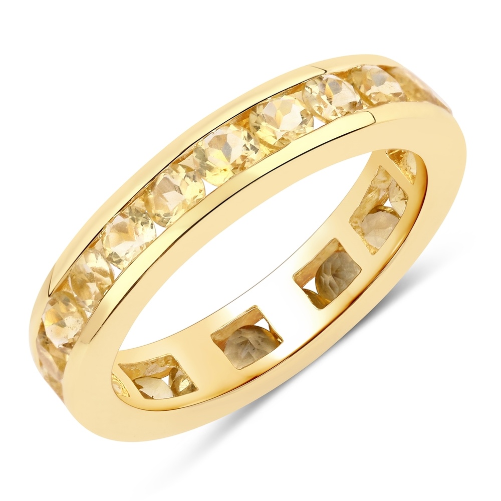 Rafaela Donata Bague Argent sterling Citrine en Or jaune Bague
